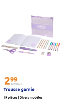 Trousse garnie