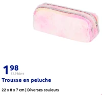 Trousse en peluche Yummy