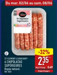 6 CHIPOLATAS SUPÉRIEURES