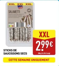 STICKS DE SAUCISSONS SECS