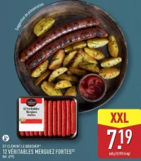 ST-CLÉMENT LE BOUCHER® 12 VÉRITABLES MERGUEZ FORTES