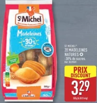ST MICHEL® 20 MADELEINES NATURES
