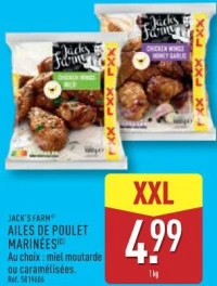 Ailes de poulet marinées
