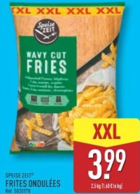 Frites ondulées