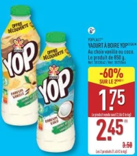 YOPLAIT YAOURT À BOIRE YOP