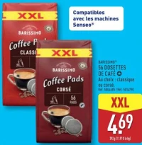 BARISSIMO 56 DOSETTES DE CAFÉ