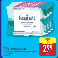 PAPIER TOILETTE HUMIDE