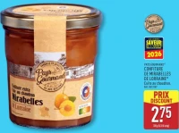 CONFITURE DE MIRABELLES DE LORRAINE