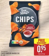 Sun Snacks Chips Saveur Barbecue