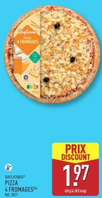 PIZZA 4 FROMAGES (A)