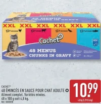 CACHET® 48 Émincés en sauce pour chat adulte