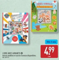 LIVRE AVEC AIMANTS