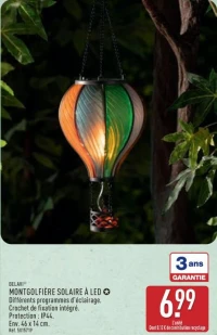 BELAVI Montgolfière solaire à LED