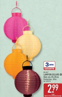 BELAVI Lampion solaire