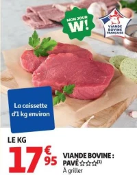 VIANDE BOVINE : PAVÉ
