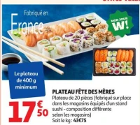 PLATEAU FÊTE DES MÈRES