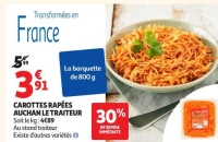 CAROTTES RAPÉES AUCHAN LE TRAITEUR