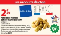 POMMES DE TERRE DE CONSOMMATION AUCHAN