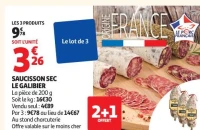 SAUCISSON SEC LE GALIBIER