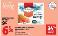 SAUMON FUMÉ DE NORVÈGE MAISON DELPEYRAT