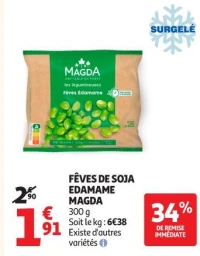 Fèves de soja edamame Magda