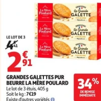 GRANDES GALETTES PUR BEURRE LA MÈRE POULARD