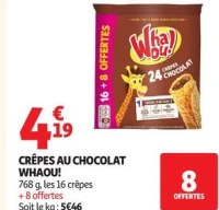 CRÊPES AU CHOCOLAT WHAOU!