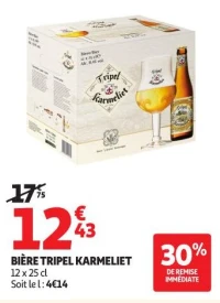 BIÈRE TRIPEL KARMELIET 12 x 25 cl