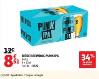 BIÈRE BREWDOG PUNK IPA Boîte 8 x 33 cl