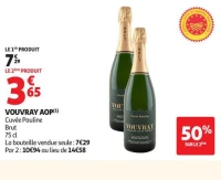 VOUVRAY AOP(1) Cuvée Pauline Brut 75 cl