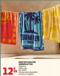 DRAP DE PLAGE CHIC SUMMER ACTUEL