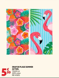 DRAP DE PLAGE SUMMER ACTUEL