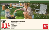 FAUTEUIL OU TABOURET PLIANT CAMPING