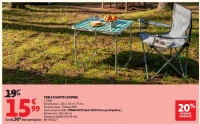 TABLE PLIANTE CAMPING