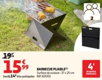 Auchan gardenstar Barbecue pliable