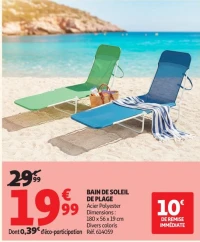BAIN DE SOLEIL DE PLAGE