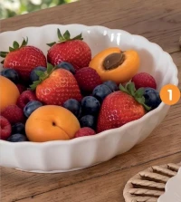 Assiette creuse marguerite