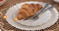 Assiette plate marguerite