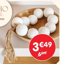Déco boules en bois