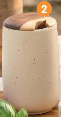 Pot à sel avec cuillère