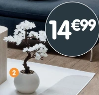 Bonsaï fleuri artificiel