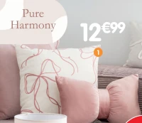 Coussin motif noeuds Pure Harmony