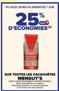 Toutes les cacahuètes MENGUY'S