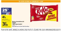Barres chocolatées lait KITKAT