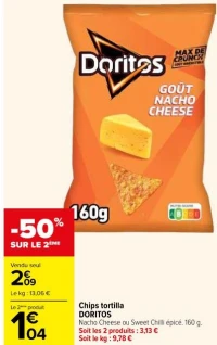 Chips tortilla DORITOS