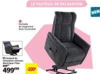 Fauteuil de relaxation releveur électrique Titan