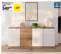 Buffet 4 portes 1 tiroir Otello