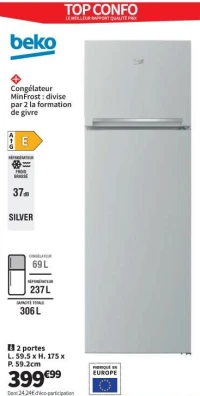 2 portes beko