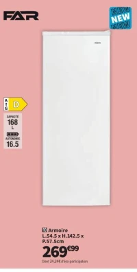 Armoire L.54.5 x H.142.5 x P.57.5cm
