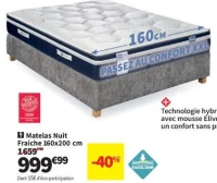 Matelas Nuit Fraîche 160x200 cm
